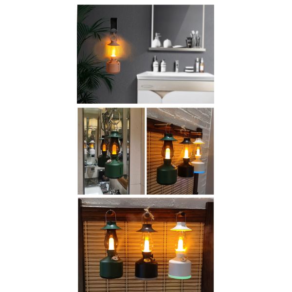 Home Camping Use Mini USB Warm Mist Humidifier 280ml With Dimmable LED Light