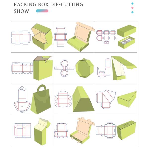 Caixa de empacotamento do cartão da gaveta com seda para a joia ou o pacote cosmético