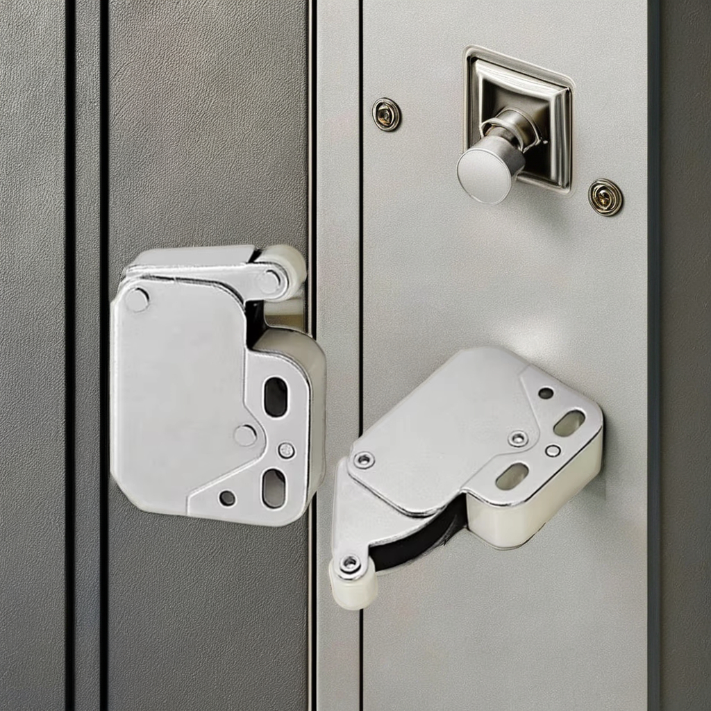 Mini Steel Access Panel Galvanized Zinc Touch Latch Push Lock