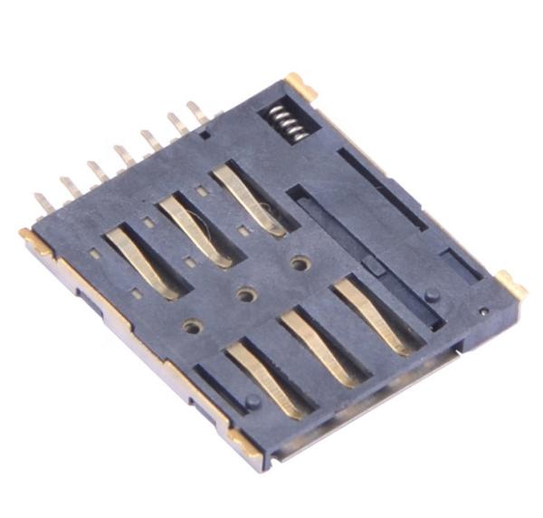 OEM ODM H1.37 Push Push Type Micro Sim Card Socket