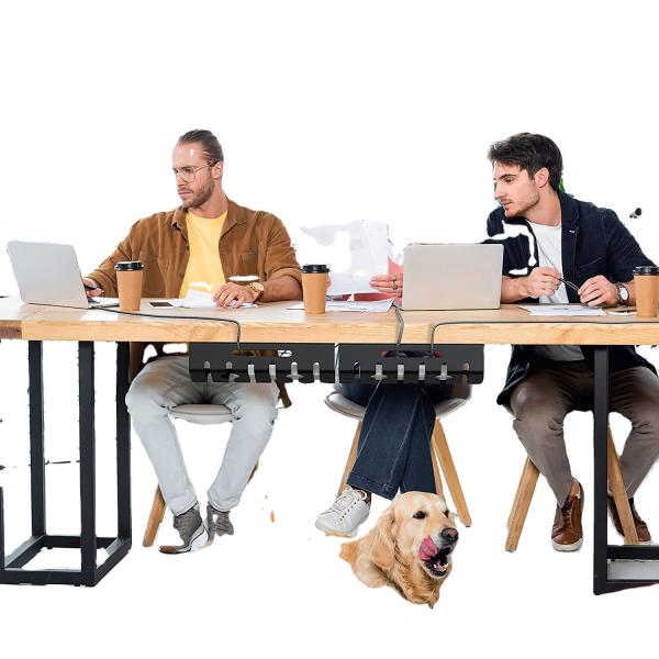 Регулируемая и съемная поднос для управления кабелями для устойчивого дизайна домашнего офиса