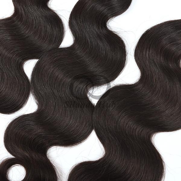 Natural Black Body Wave Remy Human Hair Bundles Sew In Weave Bundles Brazilian Bundle Deals