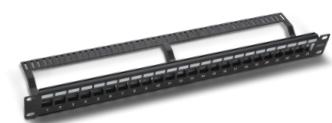 Blank Unshielded Patch Panel Patch Panel VT-P3824-Cat6a unshielded Wallmount or Rackmount Patch Panel
