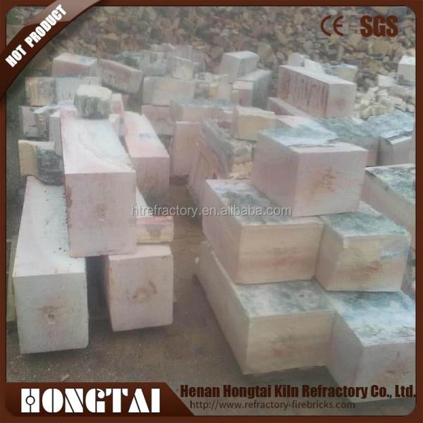 Использованные рефракторы AZS для стеклянных печей с содержанием MgO 0,01% и стандартным содержанием SiO2