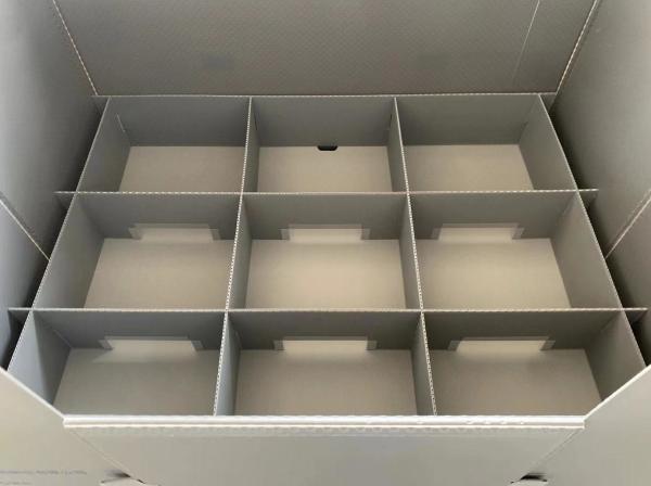 Foldable Plastic Turnover Box Stackable Pallet Sleeve Box Rectangular