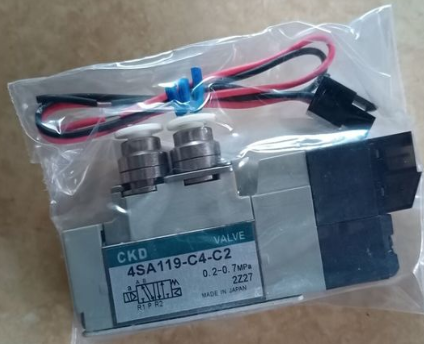 ЗАПАС CKD 15 PCS КЛАПАНА соленоида CKD 4SA119-C4-C2 0.2MPa