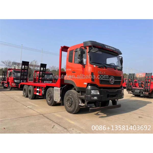 Dongfeng Vehicle Mounted Flat Bed Truck 20 Ton 8x4 Tow Truck Automatic Transmission Type