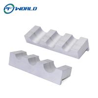Mecanizado CNC de piezas de aluminio en superficies galvanizadas