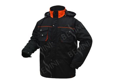 Cotton Winter Workwear Clothing Padded Jacket With Hood And Oxford Reinforcement