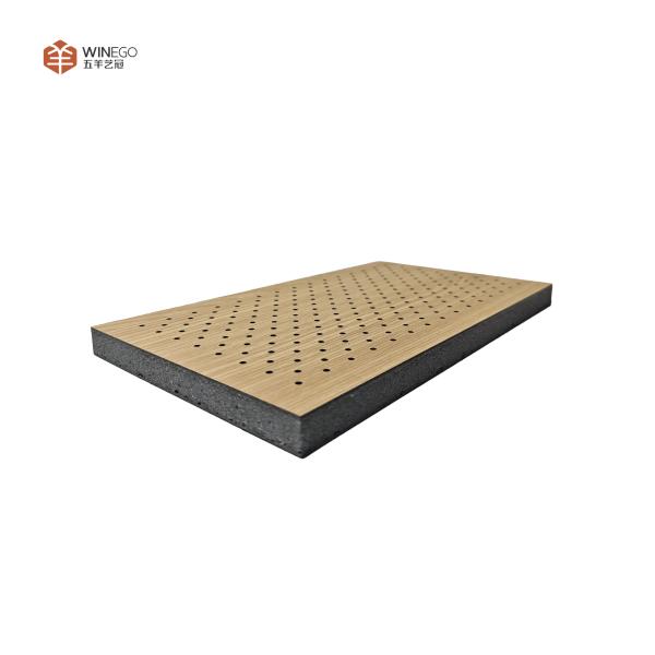Premium Perforated Acoustic Panel With Veneer Finish For Recording Studios