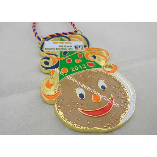 High Quality Rhein Neckar EG Soft Enamel Karneval Medal by Anti Copper, Ant Gold, Mat Gold, Mat Nickel