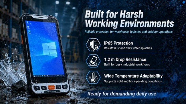 Win 10 Industrial Tablet 5.5 Inch for Compact Field Data and Daily Onsite Tasks