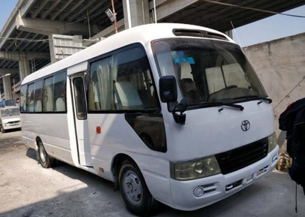 Simple Style Used Toyota Coaster 26 Passenger Euro 3 Emission Standard