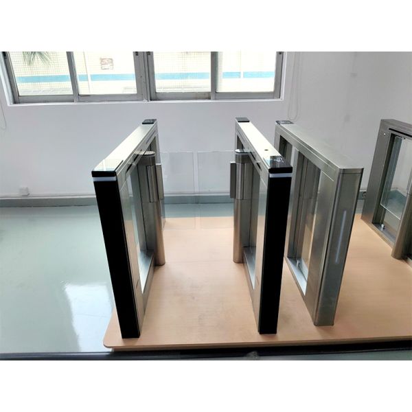 1500*110*980mm Optical Speed Turnstile Access Control With Acrylic / Steel Baffle