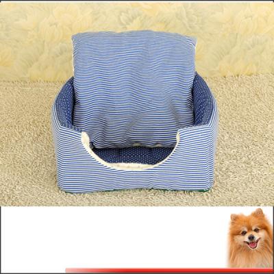 Free shipping dog bed cheap canvas sponge pet beds for sale china factory