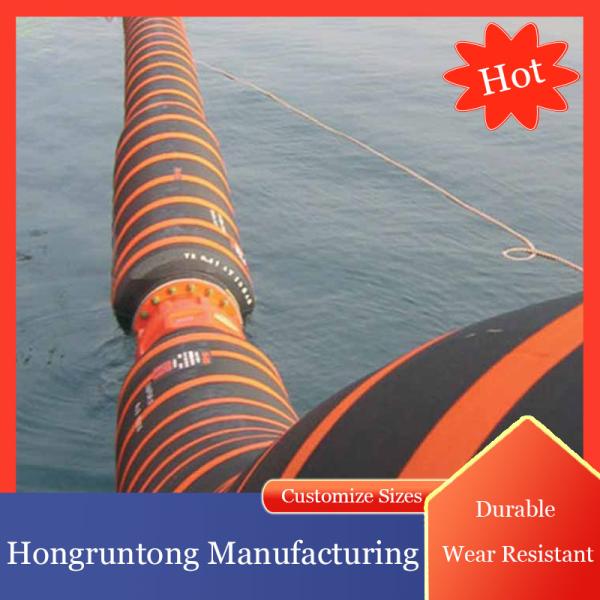 OEM Length Dredge Self Floating Hose High Wear Resistance For Marine Dredging