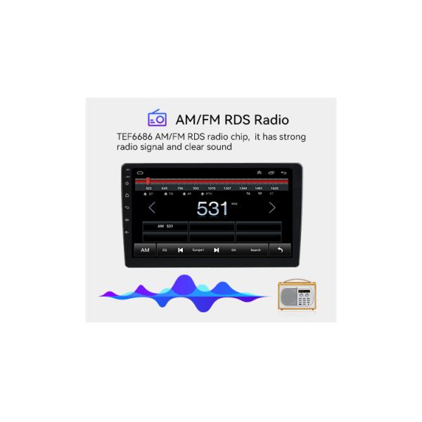 9 дюймовый Android 10 Автомобильное радио 5GWiFi AM FM RDS Видео GPS BT Carplay Автомобильное радио Автомобильное стерео сенсорный экран 2 Din Автомобильное DVD Play