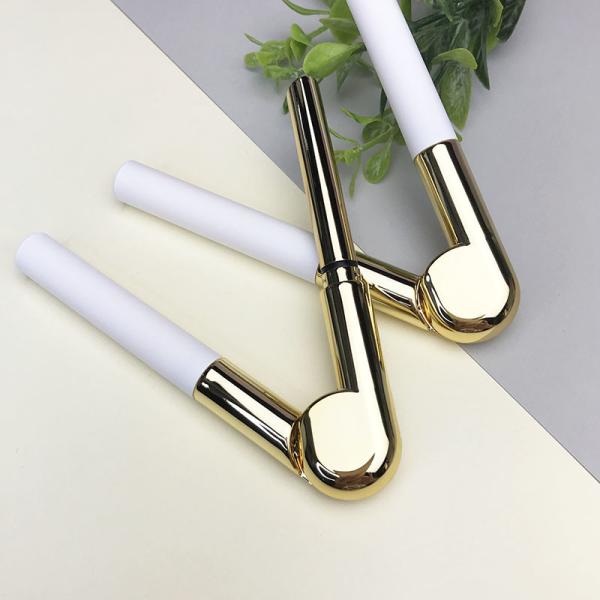 Aluminum Plastic Lipstick Container White Lipstick Tubes Spray Coating