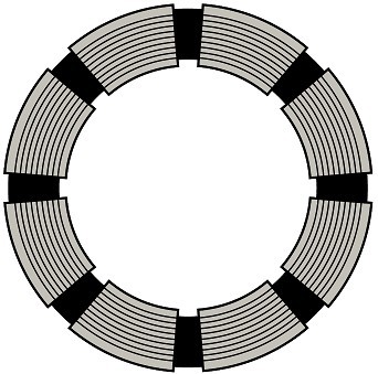 Brocas impregnadas de la base del diamante 6m m 8m m 10m m 12m m para el estudio geológico