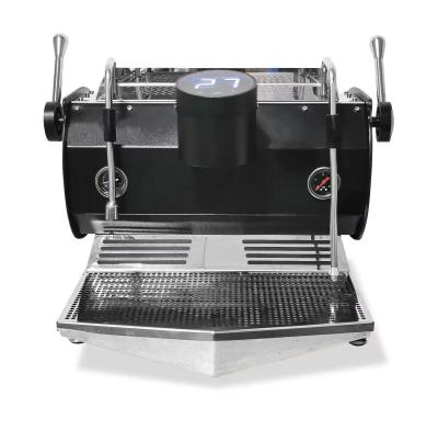 Máquina de café semi-automática de café Espresso Cappuccino Latte profissional com caldeira dupla de 6,0L