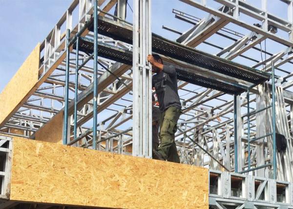 Moderna Casa Prefabricada de Estruturas de Aço ∙ Casa de Luxo de Dois Pavimentos Casa Modular