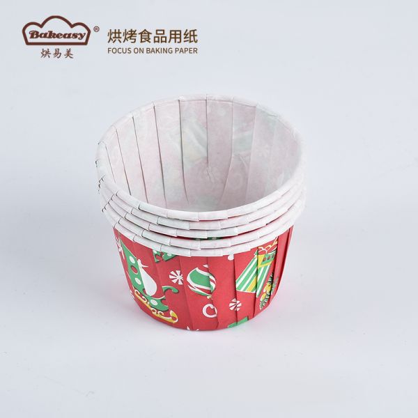 Rolled Rim Muffin Cup for Cupcakes Greaseproof & Disposable Premium Food-Grade Liners