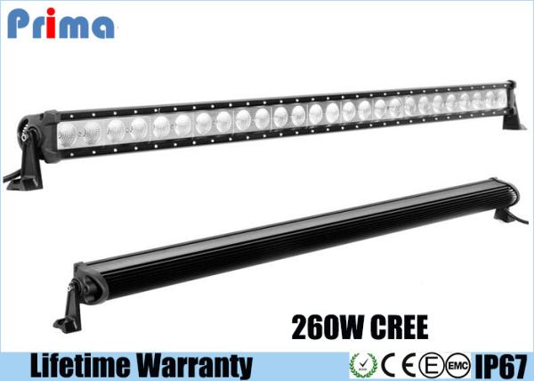 Emark Ce RoHs Led Work Light Bar 51 260W Single Row CREE Waterproof Durable Housing