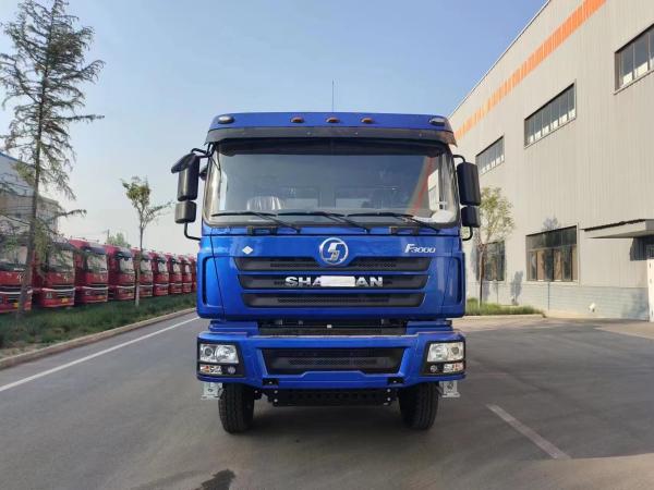 SHACMAN CNG Dump Truck F3000 6x4 380 EuroV Blue
