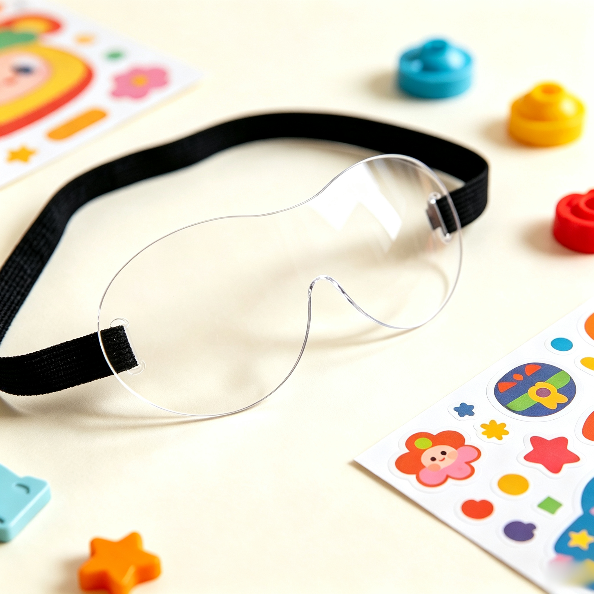 Wholesale Round High Clarity Transparent PETG Sheet Custom Cut Plastic Panel for Goggles and Toy Glasses