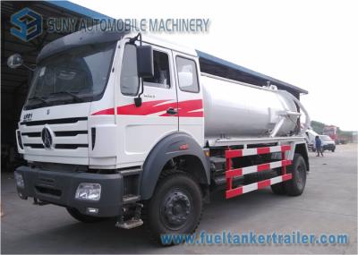 Beiben Off Road 4x4 Vacuum Tank Truck Sewage Suction Tanker Truck