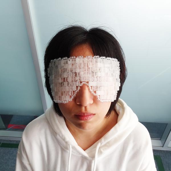 Rose Quartz Eye Mask Natural Remedy for Better Sleep and Relief of Eye Fatigue