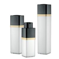 Mur privé d'air Matte Packaging Bottle examinant en soie de double de la bouteille 15ml 30ml 50ml de place rotatoire