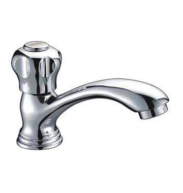 Traditional Chrome Plated Single Cold Water Taps Brass Faucet with Ceramic Cartridge