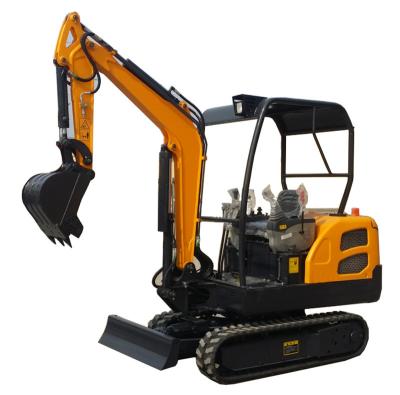 Rubber Type Crawler Excavator With Dozer Blade 2050mm Max Digging Depth