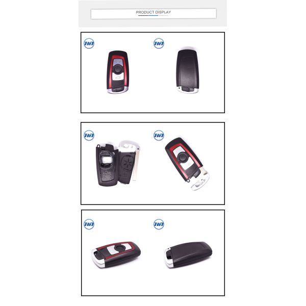 Smart Car Key Case Replacement 3 Buttons Auto Remote Key Shell