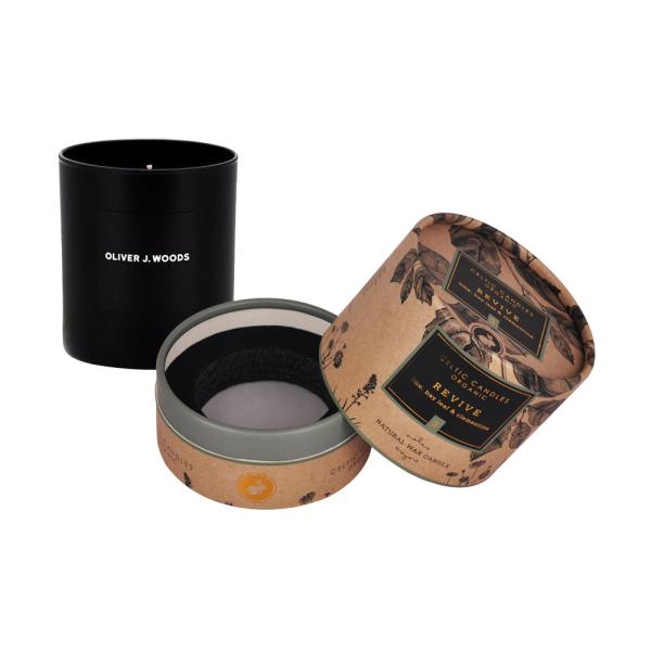 Boîtes adaptées aux besoins du client de bougie de carton de 2mm, boîte de tube