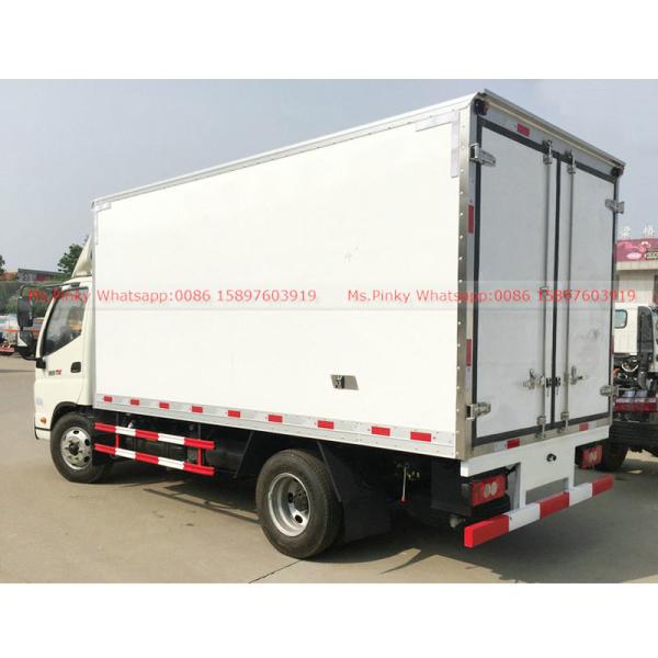 Foton Refrigerator Truck Mini Freezer Van Truck 103HP Petrol Gasoline Engine