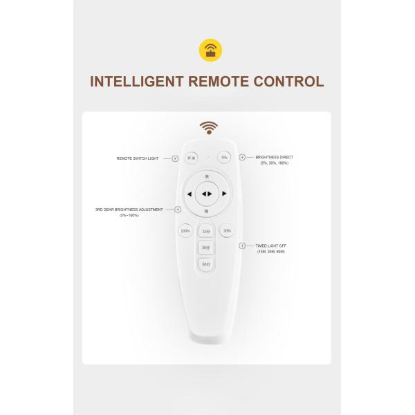 Two/Three Plug Remote Control Socket 5W Night Light for Bedroom Sleep and Baby Feeding