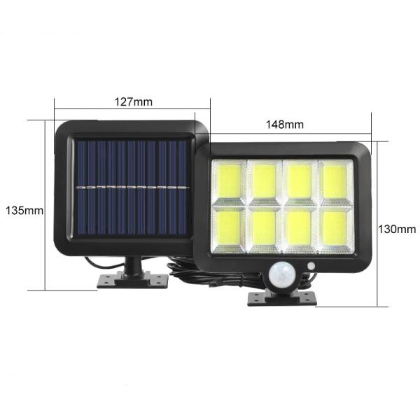 Outdoor Portable Solar Rechargeable Emergency Camping Lamp IP65 Grade and ABS Material