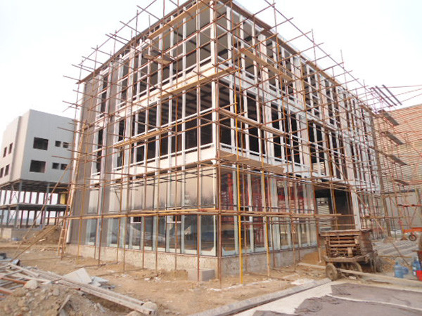 Prefab Steel Commercial Buildings Painted Galvanized for High Rise Storage
