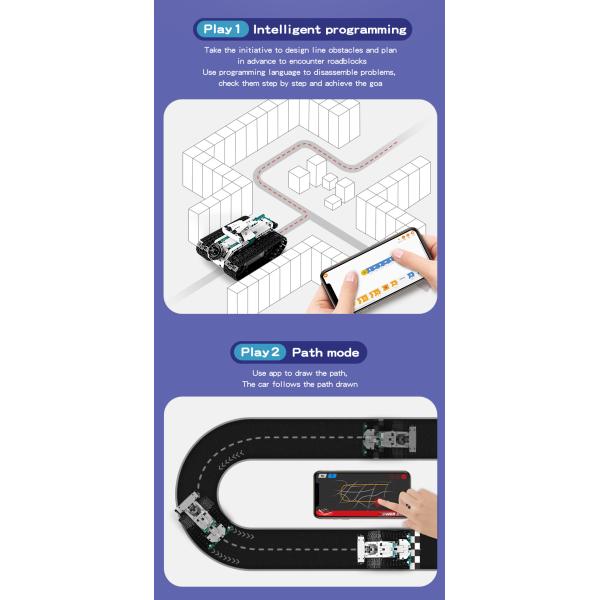 Multi-functional Steam Programming Educational Robot with Induction Remote Control