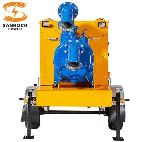 Silencio de la bomba de riego de auto-priming remolque de la bomba de agua de fácil movimiento de auto-imbición