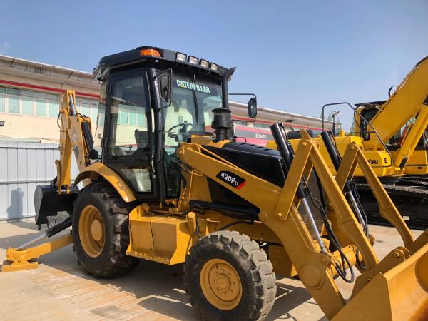 Micro CAT 420F2 Used Caterpillar Backhoe Loader 85kW 114HP