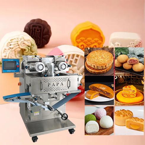 Papa P190 Encrusting Machine High Capacity Automatic Filling Forming For Large Cookies Maamoul And Stuffed Desserts