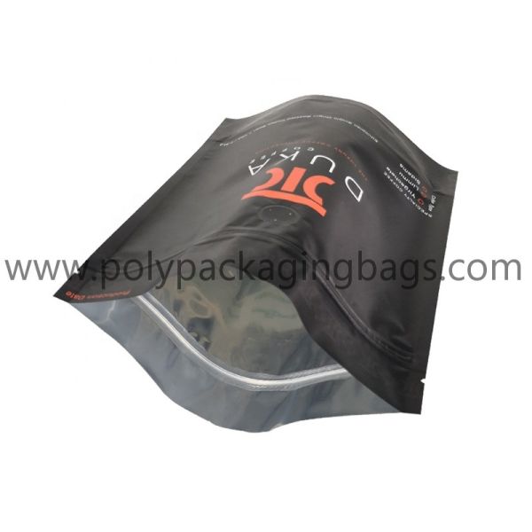 Alumium foil plastic packaging stand up pouch ziplock bagsWith valve