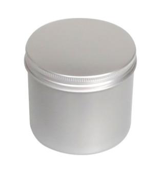 300ml 83*75 Silver Round Threaded Aluminum Can Flower Tea Snacks Nuts Sealed Sub-Cans Storage Jars