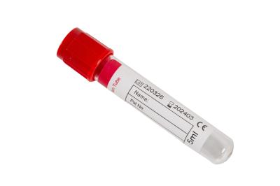 Pain Red Top Blood Tube No Additive Blood Collection Tubes Bd No Additive Tube