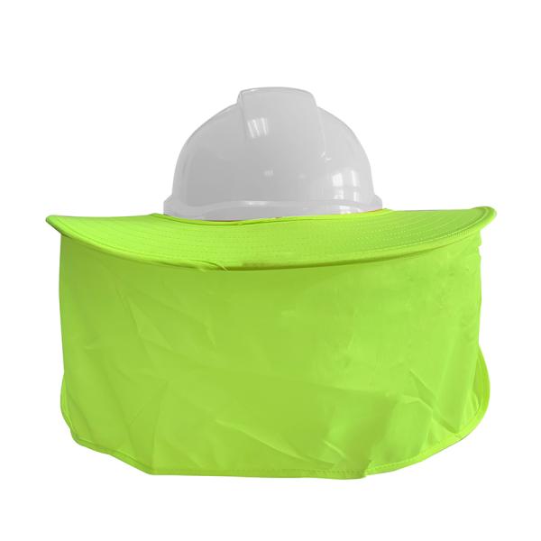 Cortina de casco de protección solar de alta visibilidad para sombrillas transpirables