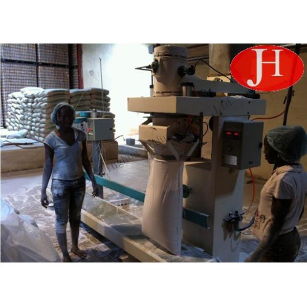 Весить упаковывая производственную линию крахмала кассавы 50kg