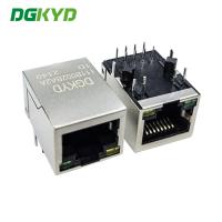 Metal preto ethernet protegidos Jack RJ45 do conector 8P8C de PBT Cat5 RJ45 com transformador
